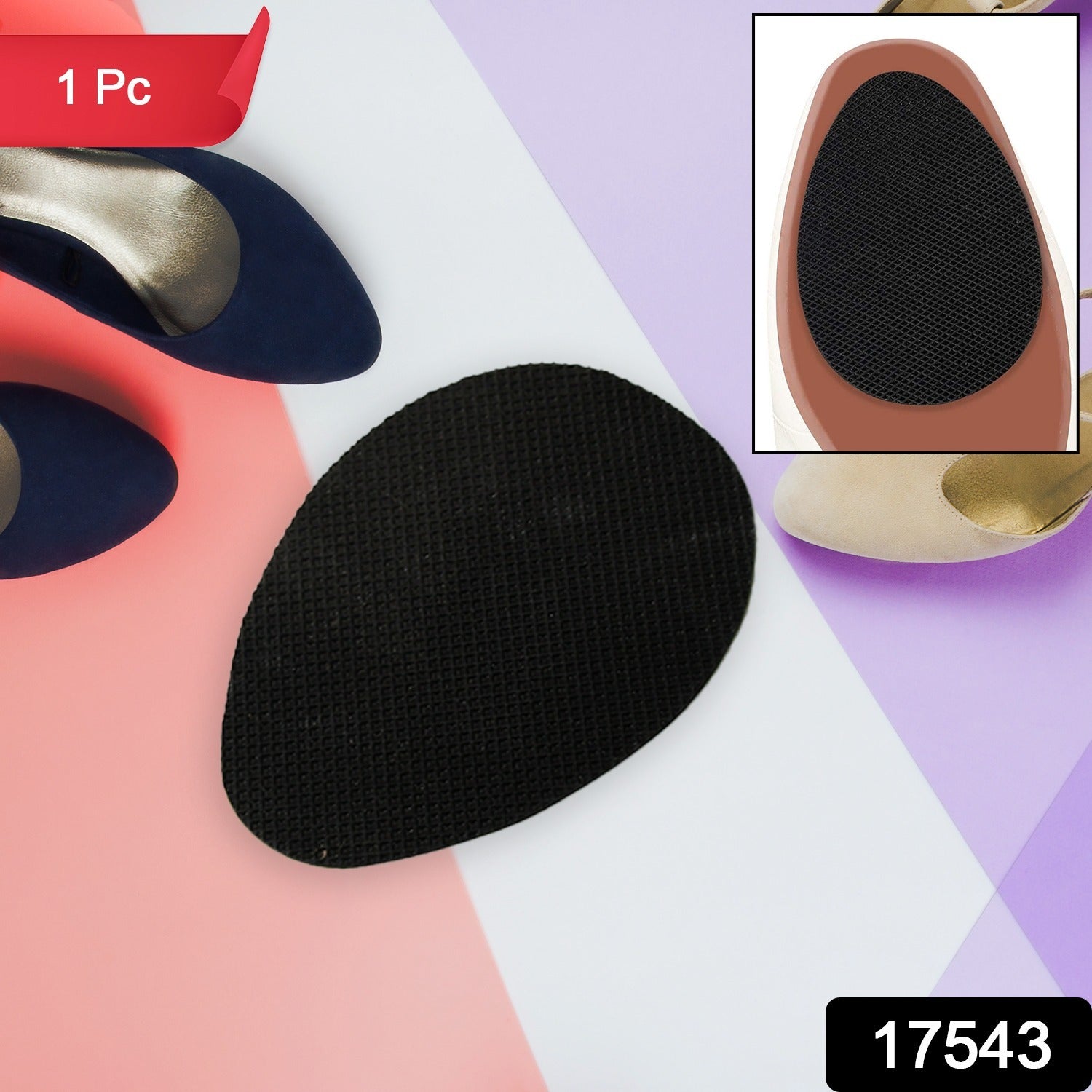 Non-Slip Shoe Pads, Rubber Shoe Sole Protector Pads, Self-Adhesive Shoe Grips Pads Stickers Non Skid for Ladies Shoes, High Heels, Boots Non-Slip Shoe Pads, Rubber Shoe Sole Protector Pads, Self-Adhesive Shoe Grips Pads Stickers Non Skid for Ladies Shoes, High Heels, Boots
